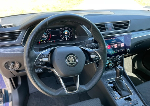 Skoda Superb cena 99900 przebieg: 139922, rok produkcji 2021 z Brześć Kujawski małe 232